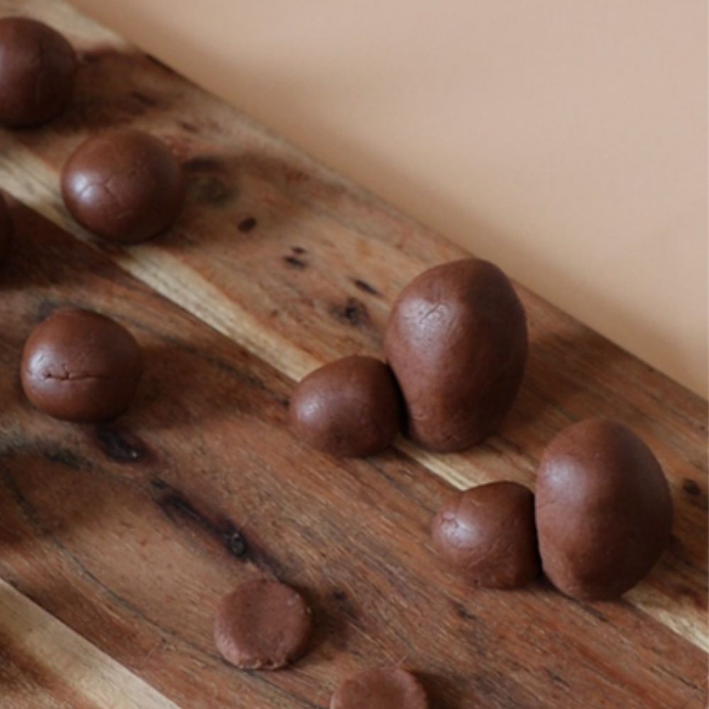 Décors boule de pâte de chocolat